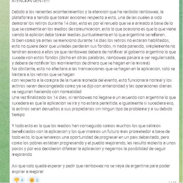 estafa piramidal rainbowex
