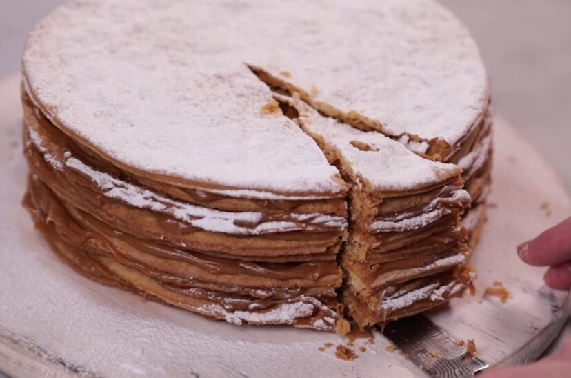 milhojas de dulce de leche