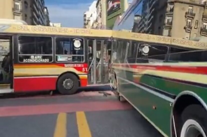 Colectivos choque