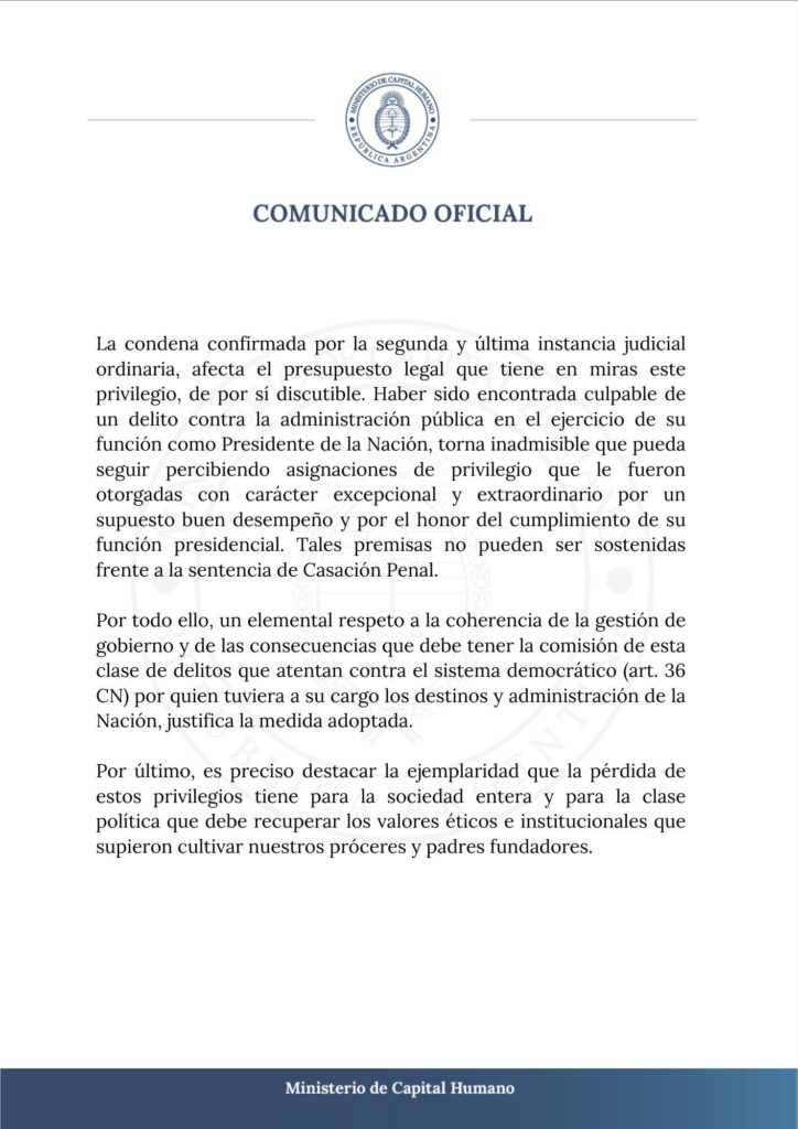 Cristina Kirchner