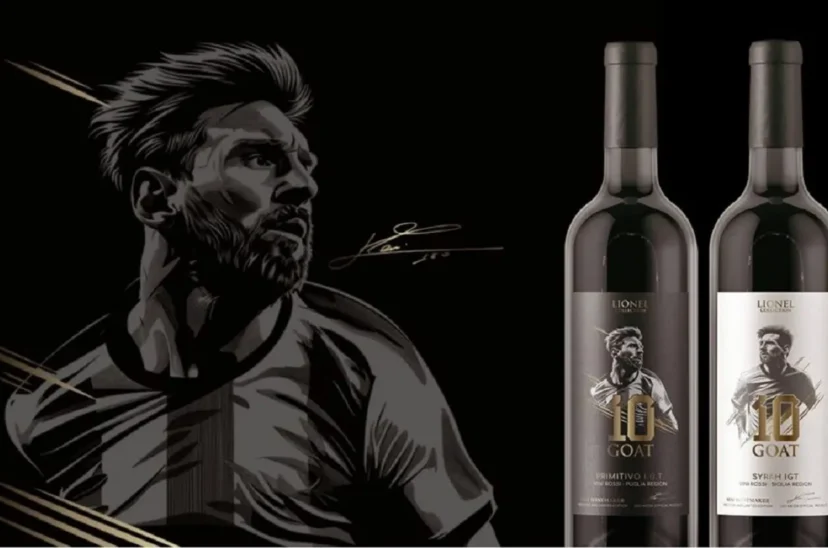 Messi sacó su línea de vinos