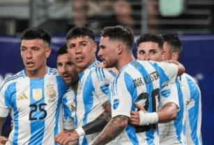 Selección Argentina festejo