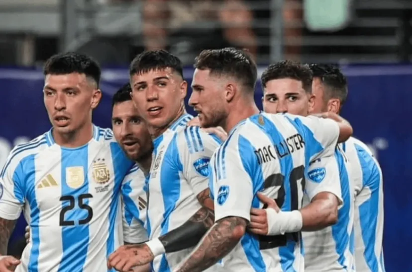 Selección Argentina festejo