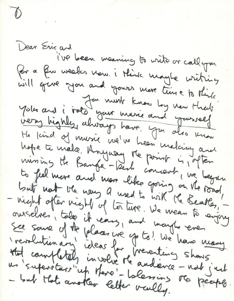 carta john lennon eric clapton