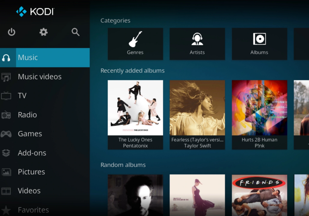 Kodi TV Flujo