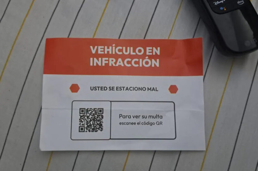 multa de transito codigo qr