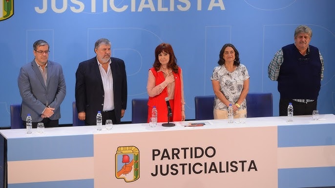 Cristina Kircher y vicepresidentes PJ