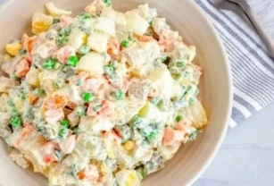 Navidad ensalada rusa