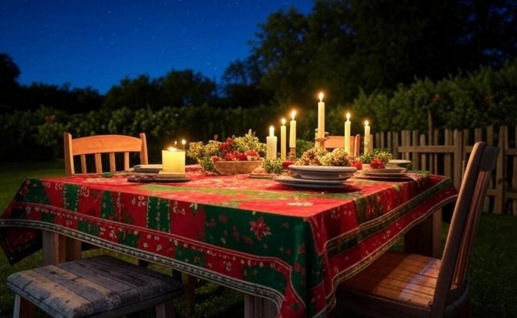 Mesa afuera 24 de diciembre
