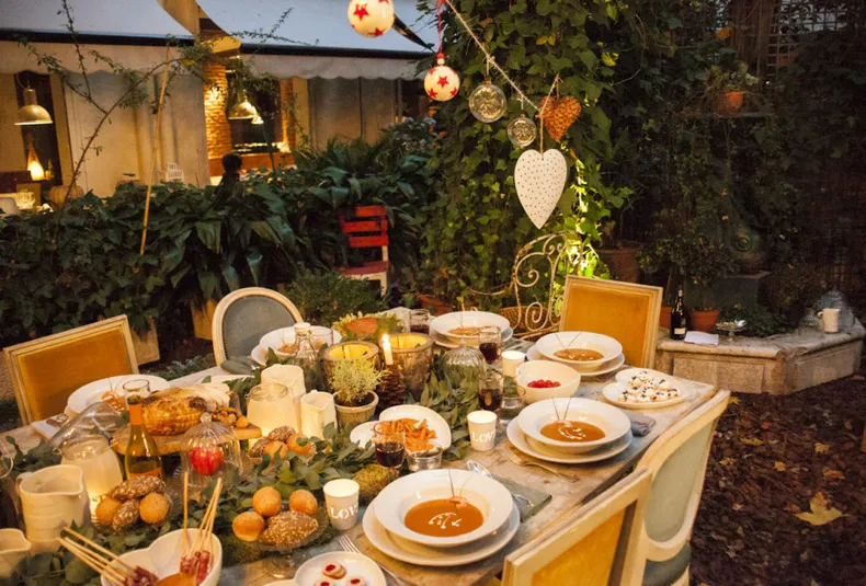 el tiempo da para la mesa afuera 24 de diciembre navidad