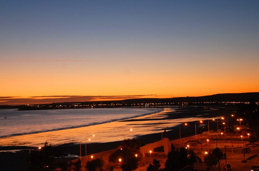 Puerto Madryn atardecer