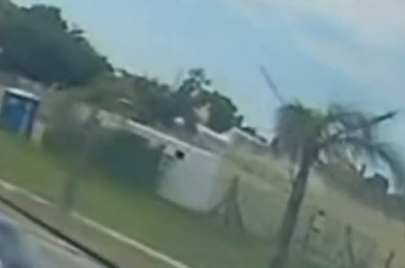 avion despiste camara seguridad