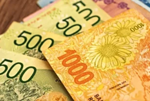 Billetes de 500 y 1000 pesos