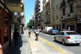 ciclovía calle Tucumán
