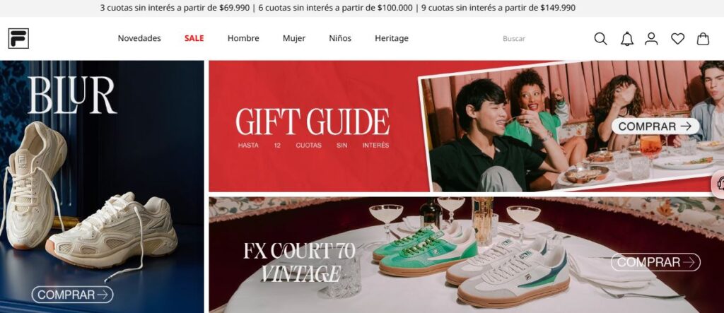 web de fila
