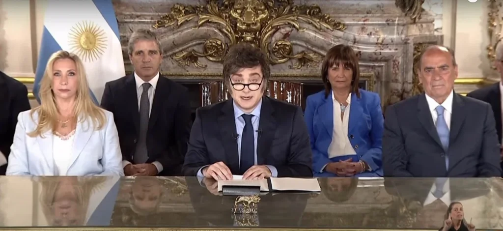 Milei cadena nacional