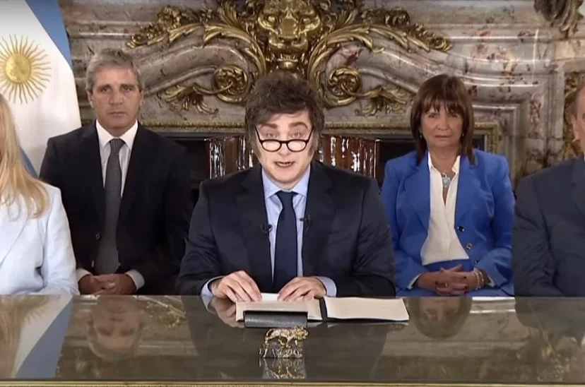 Milei cadena nacional