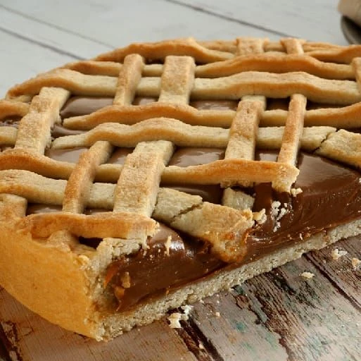 pastafrola de dulce de leche