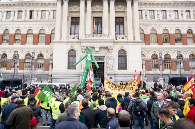 productores españa manifestación mercosur