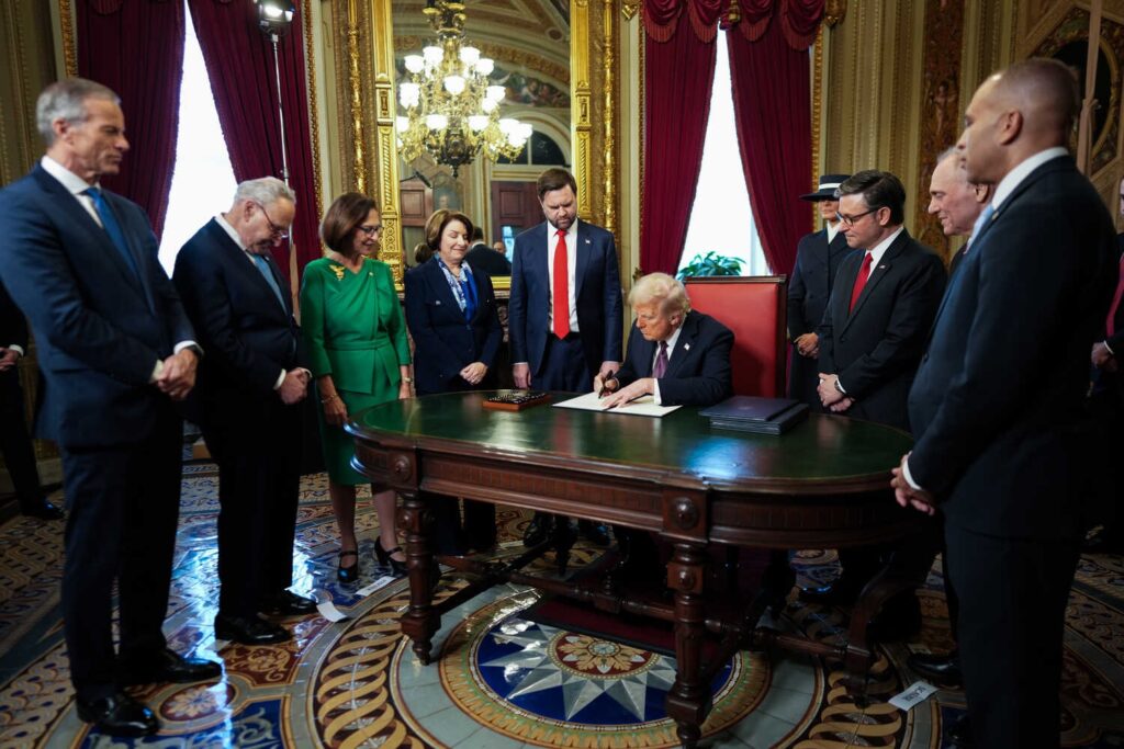 Donald Trump en Casa Blanca