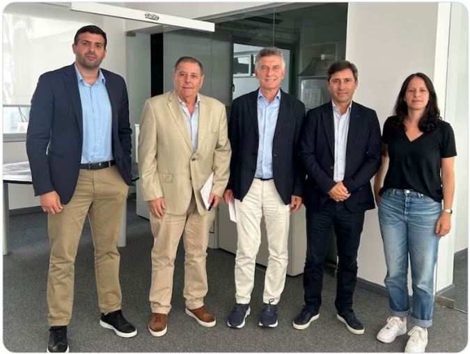 Macri con De Angelis