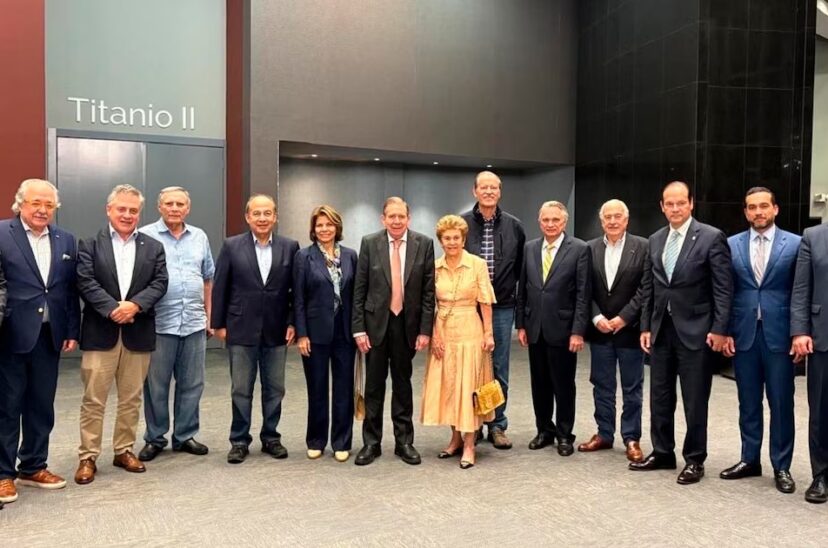 Expresidentes con Edmundo González Urrutia