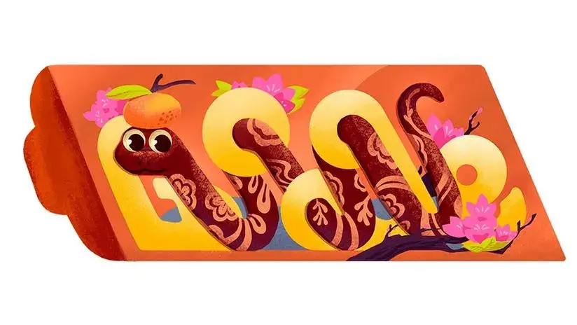 Juego de Google del año de la serpiente