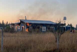 Casa incendiada de las lesbianas de Cañuelas