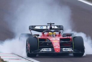 choque Ferrari Hamilton