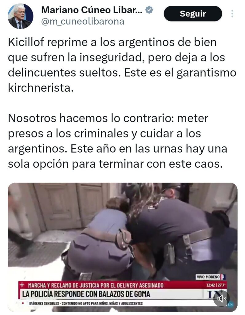 libertarios contra Kicillof
