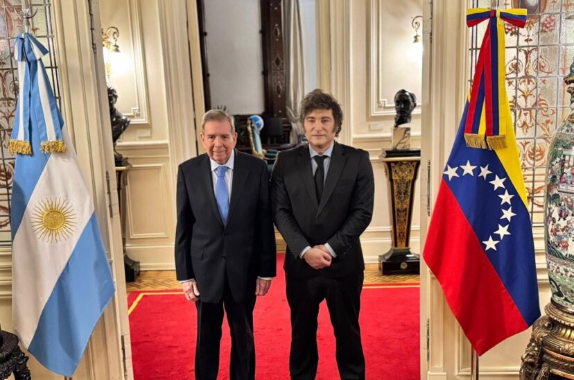Milei con González Urrutia venezuela machado