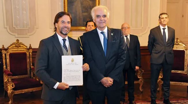 uruguay lacalle pou y exembajador martín garcía moritán