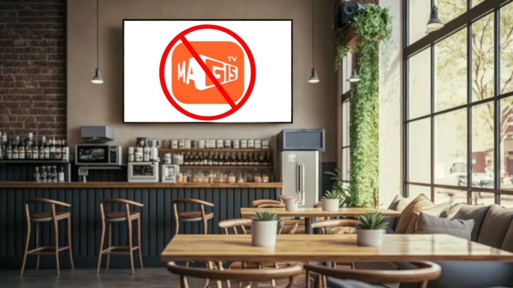 Magis TV en café
