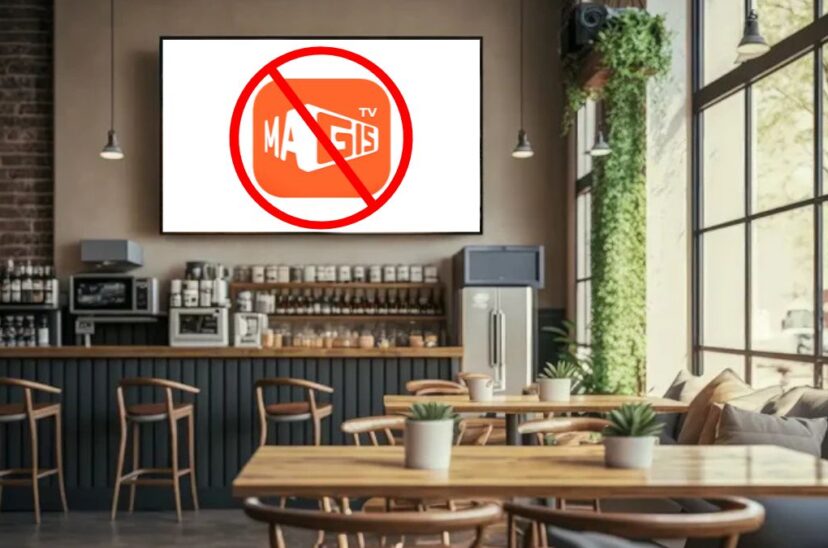 Magis TV en café