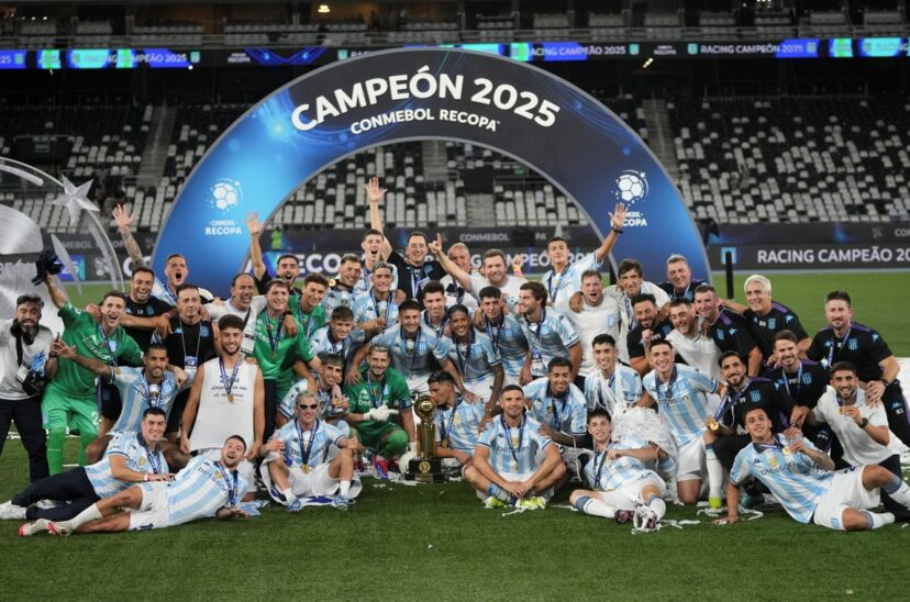 Racing recopa fútbol