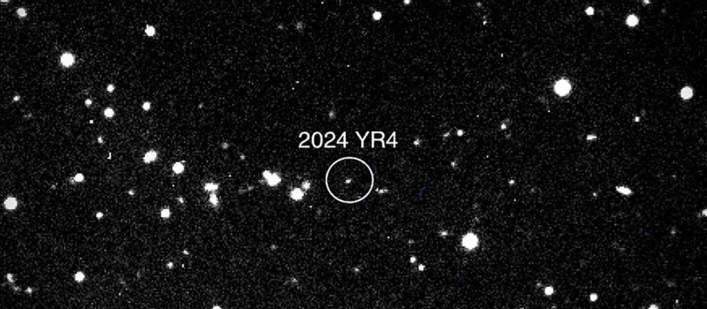 asteroide 2024 YR4 NASA