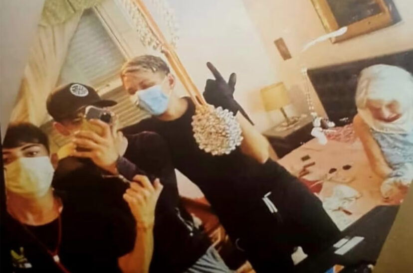 delincuentes selfie