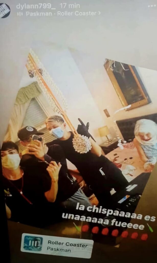 jubilada delincuentes selfie