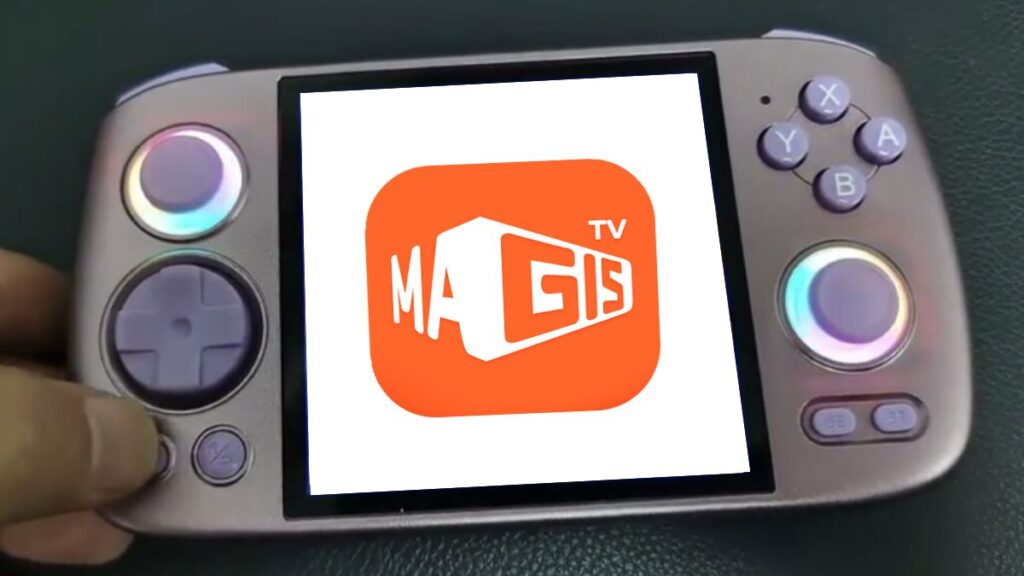 magis tv consola anbernic rg cube