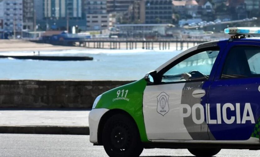 Policía Mar del Plata - molotov