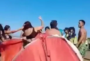santa teresita pelea