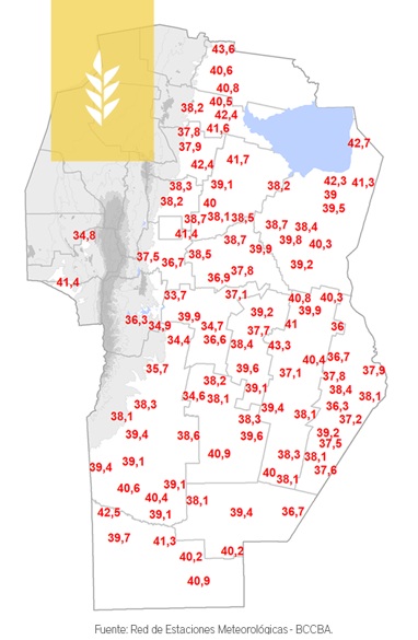 temperaturas córdoba