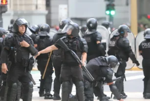 Represión policía