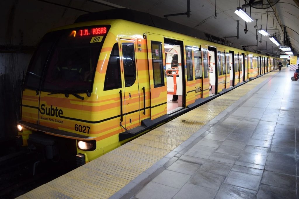 Subte B accidente
