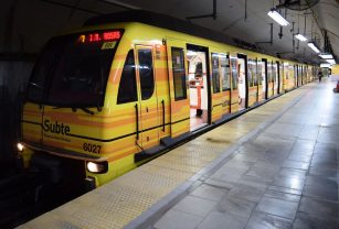 Subte B accidente