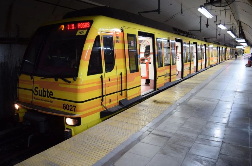 Subte B accidente