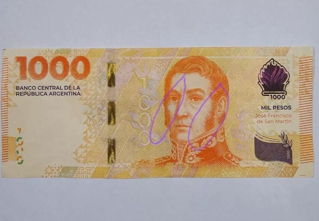 billete de mil