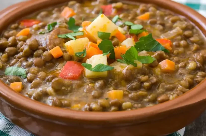 Guiso de lentejas