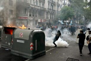 marcha de jubilados incidentes