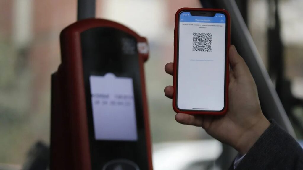 Pago del transporte público con QR